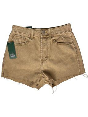 Wild Fable Super High Rise Cutoff Shorts Womens Size 2 Beige New Button Fly